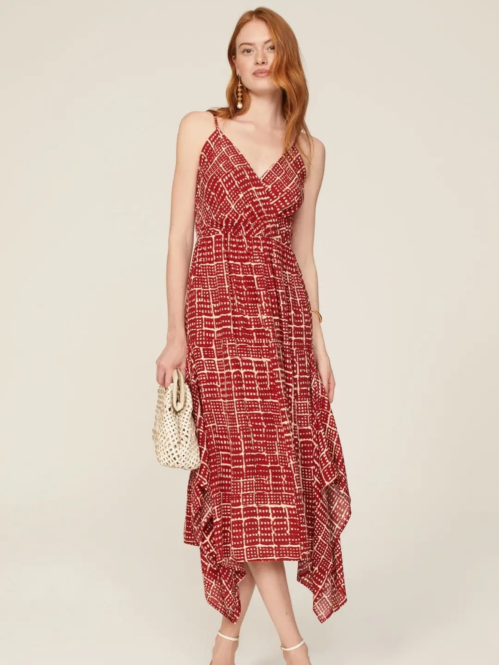 Rosetta Getty x RTR Scarf Hem Dress